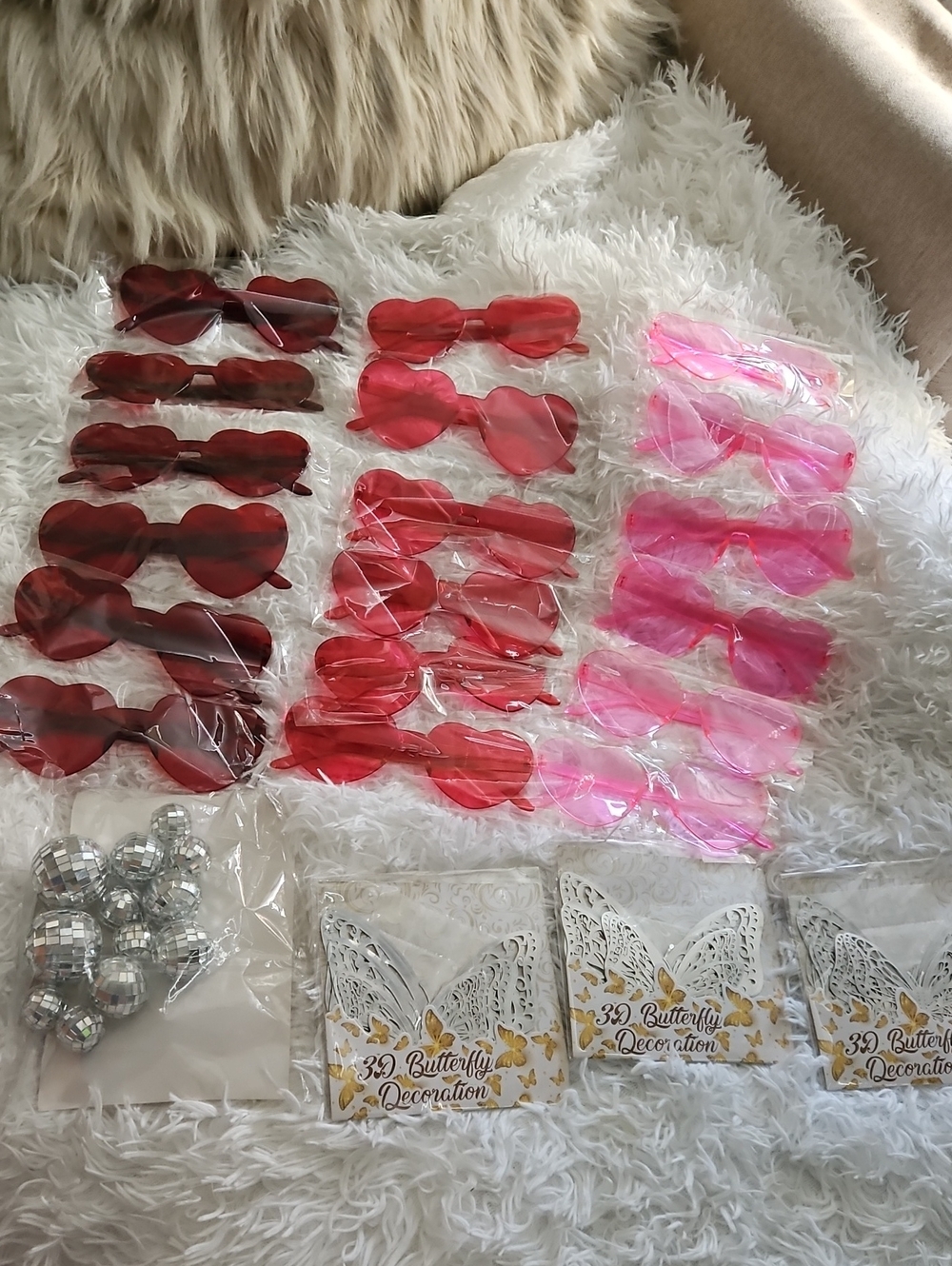 NEW PINK GIRLY PARTY FAVORS BUNDLE